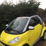 Yellow Smart Car